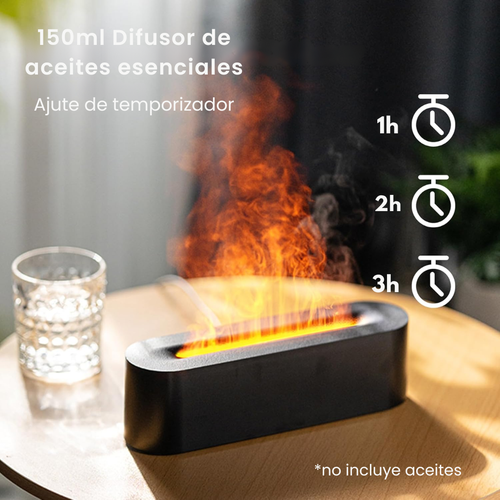 Difusor de Aromaterapia Efecto Llama