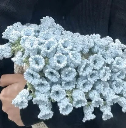 Manta de flores en crochet