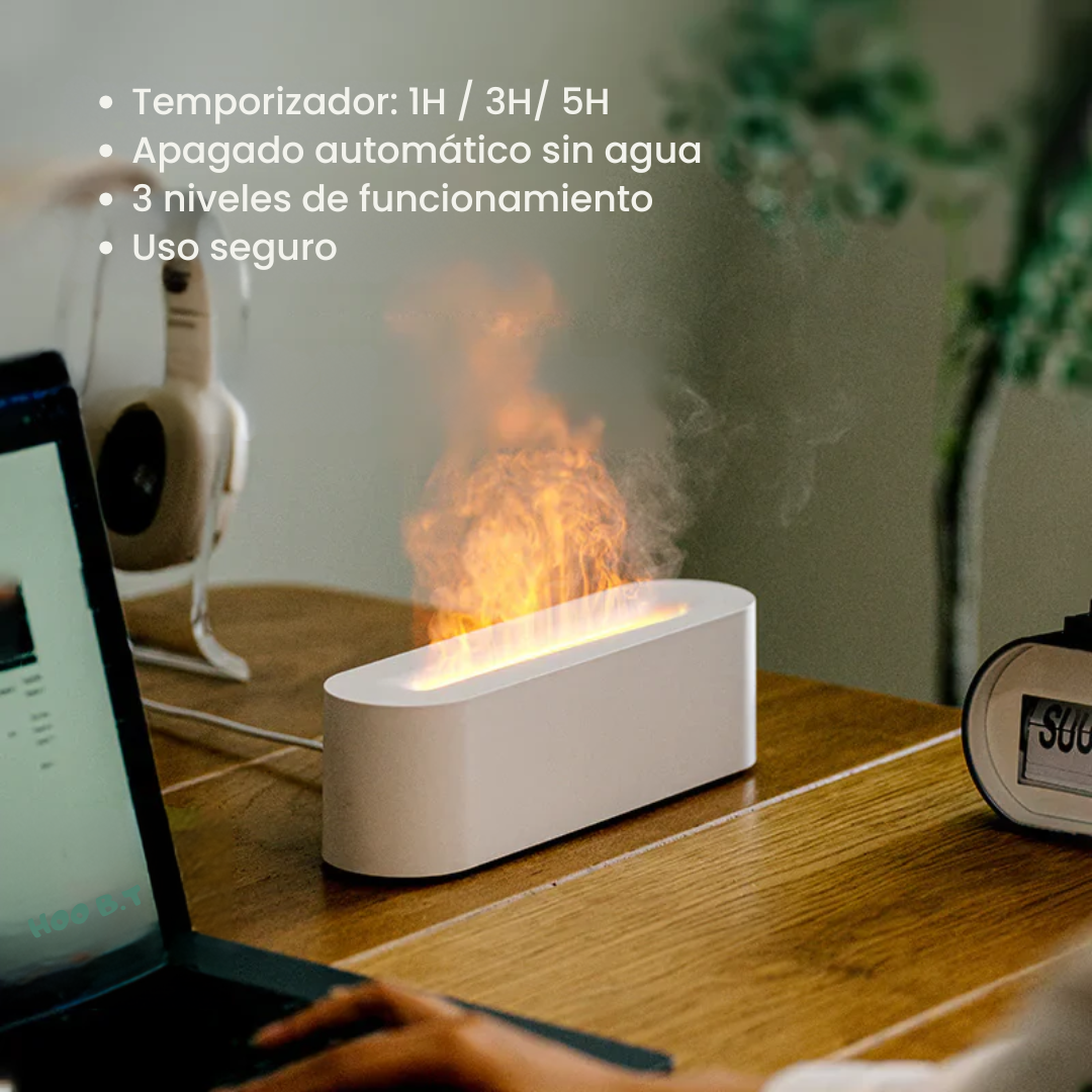 Difusor de Aromaterapia Efecto Llama
